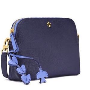 Peace pebbled crossbody Tory Burch Bag NWOT